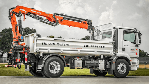 LKW mit Ladekran
